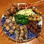 焼とり鳥武 - 盛り合わせ 焼鳥と唐揚