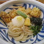 手打うどん かとう - かしわ天おろしうどん