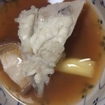 ふぐ八丁 - お鍋のフグも　身がけっこう　ついてるんです