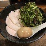 麺屋時茂 - 鶏白湯塩つけ麺 ¥900