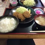 旨い家 - ランチひれ一口かつ定食（かつ１枚追加）