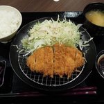 さぼてんエクスプレス - さぼてんエクスプレス 「ロースかつ定食」