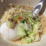 アジトイズム - 【イレギュラー】カルボナーら（850円）＋〆のリゾット（200円）
      