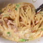 アジトイズム - 【イレギュラー】カルボナーら（850円）＋〆のリゾット（200円）
      