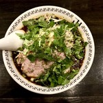 スパイス・ラー麺 卍力 - ＜2018年02月再訪・40回目＞ スパイスラーメン・もやし・パクチー・にんにく・1 ,080円