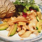 魚河岸 宮武 - つぶ貝ときの子のバター炒め