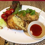 レッド オーキッド - 牡蠣入りオムレツ