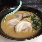 くるまやラーメン - 味噌チャーシューの半麺