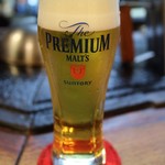 髭将 - 生ビールはプレモル