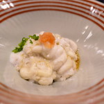 鮨匠 のむら - 真鱈の白子とシャリ