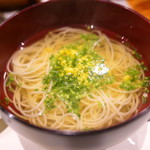 鮨匠 のむら - 屋久島の鯖節出汁のにゅうめん