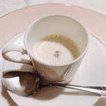 北島亭 - 2018.1.  マッシュルームのクリームスープ