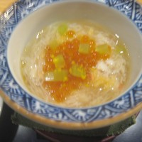 スダチ - 煮穴子といくらの蟹餡かけ