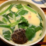 おぎ野 - スペシャルメニュー。茶碗蒸し。
      リクエストしたら作ってくれるかも