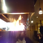 まんとく - 焼いてるところは　こんな感じ