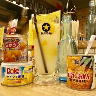 【缶詰サワー】約2〜3杯分作れて580円‼️かなり映えます♪