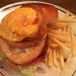 ヴィレッジヴァンガードダイナー - Daily B.B.Q. Burger 1100円