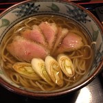 Soba Udon Yamabiko - 鴨南蛮そば（￥1300）