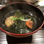 はらまさ - ノドグロと若布の椀物