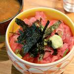 桂城 - 〆はミニ中落ち丼（いやミニじゃ無かったかも？）