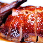 Guangdong style roast duck with plum sauce