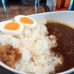 スパイス・ラボ - カレー￥650＋大盛￥100＋ゆで卵￥100