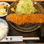 とんかつ和泉 - 大ロースカツ定食