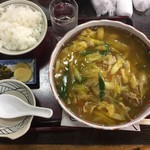 寿司辰 - カツカレーうどん＋ごはん