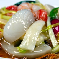 贅沢海鮮あんかけ焼きそば