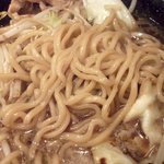 麺屋わっしょい - 男の根性黒醤油（大盛） （￥680）