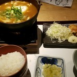 Ganko - 鍋焼きカレーうどん定食950円