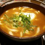 Ganko - 鍋焼きカレーうどんは温玉入り！