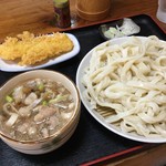 田舎打ち 麺蔵 - 麺蔵　10個目のスタンプはオーソドックスな肉汁うどん