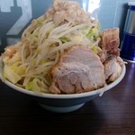 かじろうramen7 - ラーメン小　野菜マシマシ、あぶらマシマシ、にんにくマシマシ