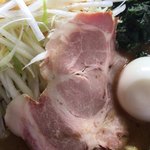 横浜ラーメン とんこつ家  - ネギラーメン(みそ)