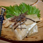 彦六鮓 - 平目昆布じめ