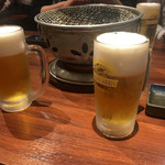 Yakiniku Ponga - beer