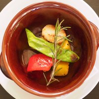 ピッツェリア ロマーナ ジャニコロ - ピッツァセット 1080円 のインカのめざめと本日の野菜の窯焼き
