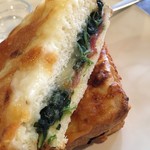 なたね - ほうれん草とベーコンのクロックムッシュ