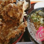 Sobadokoro Fukuzumi - 舞茸そば天丼（1200円）