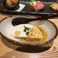 くずし割烹 天ぷら竹の庵 東銀座店 - 生豆腐