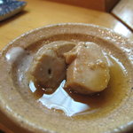 日本橋橘町　都寿司 - 鮟肝の煮付け　山葵と美味い！