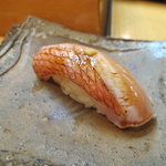 日本橋橘町　都寿司 - 金目鯛　　最高！