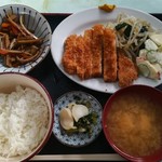 きね新食堂 - 日替り定食「とんかつ」(650円)