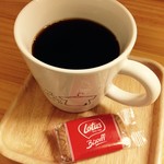 香珈房 - 大きめのマグカップ。お菓子付き。（テイクアウトにお菓子はつきません）