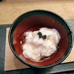 すし処 みや古分店 - フグの白子と寿司飯、キャビア