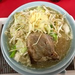 粉工房 イケ麺 - 鬼山野菜そば（そこそこ）