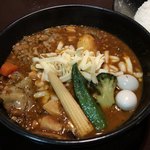 SAMA - ホルモンチーズ納豆カリー  1250円