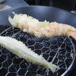 そば くら富 - ワカサギと海老