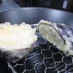 そば くら富 - 薩摩と茄子　薩摩芋はホクホク、茄子は瑞々しく絶品の2品